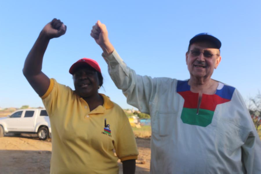 Wahlsieger der SWAPO; © Esme Konstantinus/NAMPA