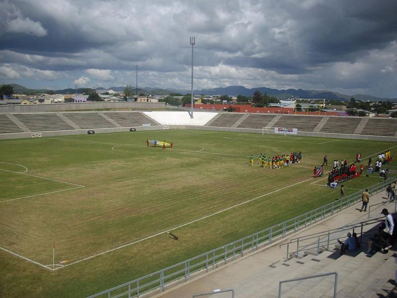 Leeres Sam-Nujoma-Stadion in Windhoek; © Thomas Macmillan/Wikimedia Commons