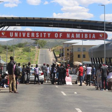 Studentenproteste in Windhoek; © Esme Konstantinus/NAMPA