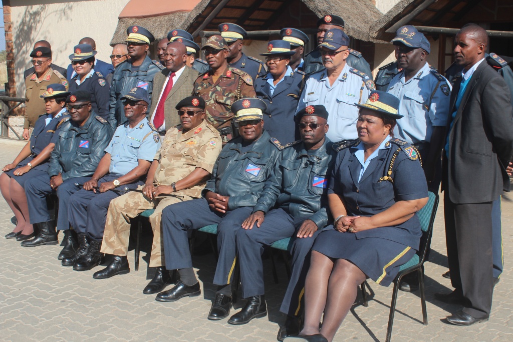 Polizisten in Namibia; © NAMPA