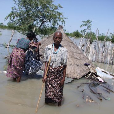 Überschwemmte Gebiete im Norden; © Mathias Nanghanda/NAMPA