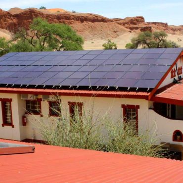 Solaranlage der Namib Desert Lodge; © Gondwana Collection Namibia