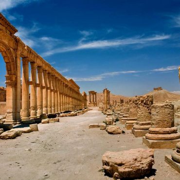 Syriens historisches Zentrum Palmyra (Aufnahmedatum unbekannt); © SANA/AP-NAMPA