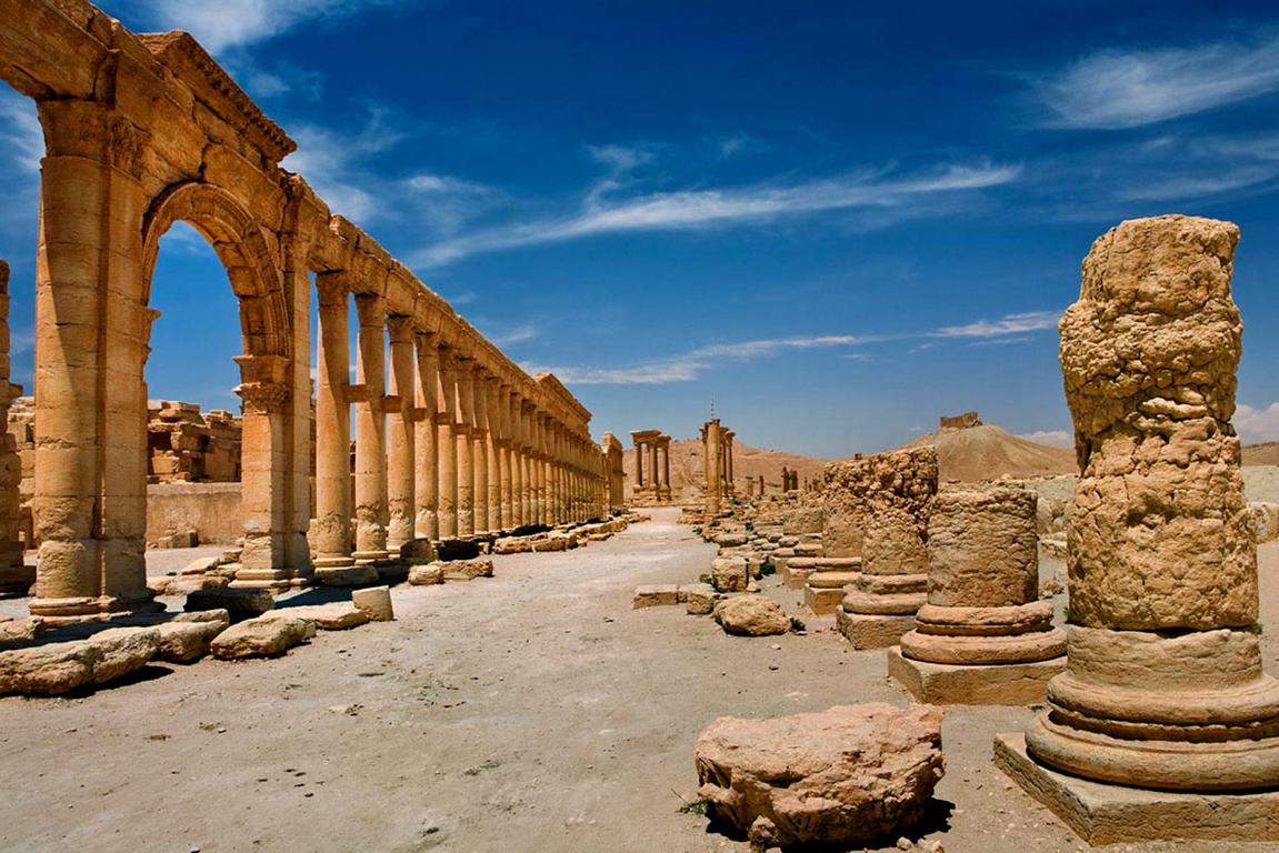 Syriens historisches Zentrum Palmyra (Aufnahmedatum unbekannt); © SANA/AP-NAMPA