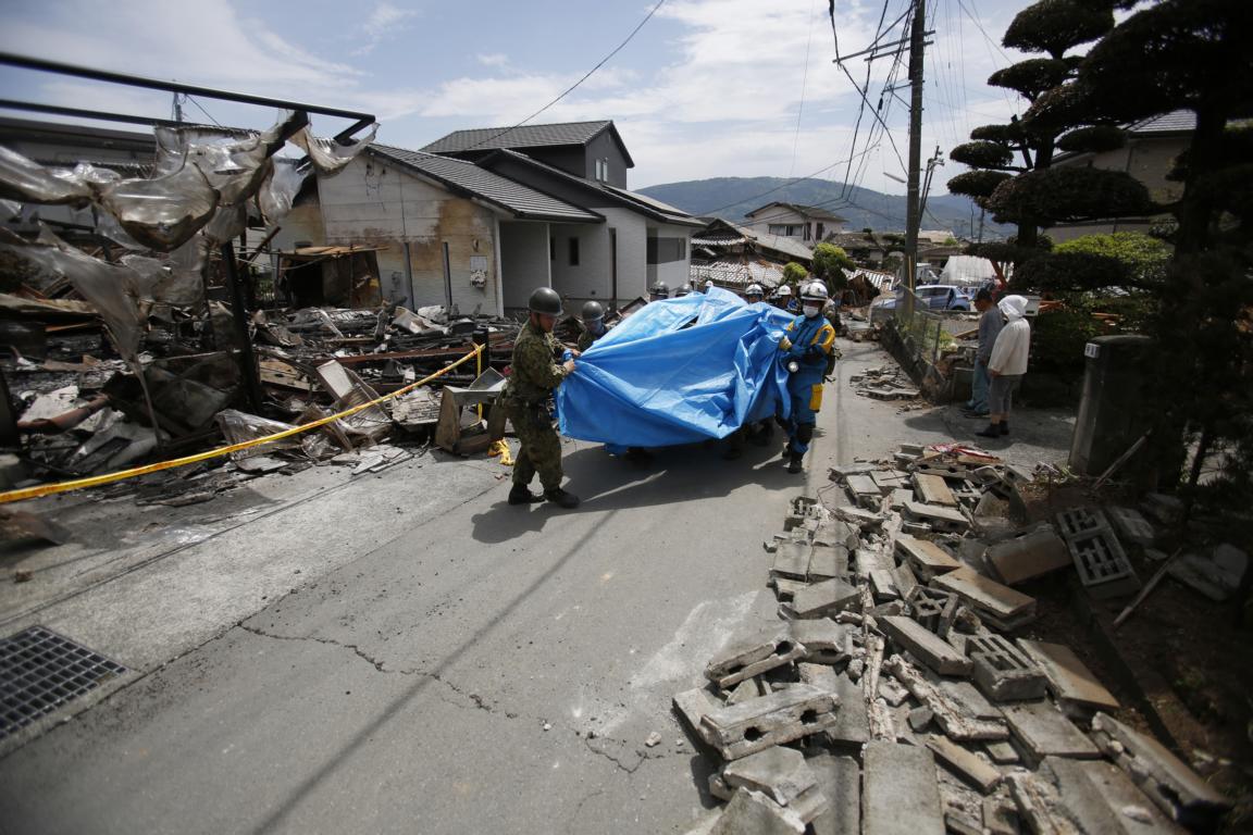 Erdbeben in Japan; © Koji Ueda/AP-NAMPA
