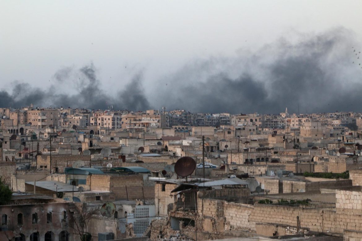 Angriffe auf Aleppo in Syrien; © Abdalrhman Ismail/Reuters-NAMPA