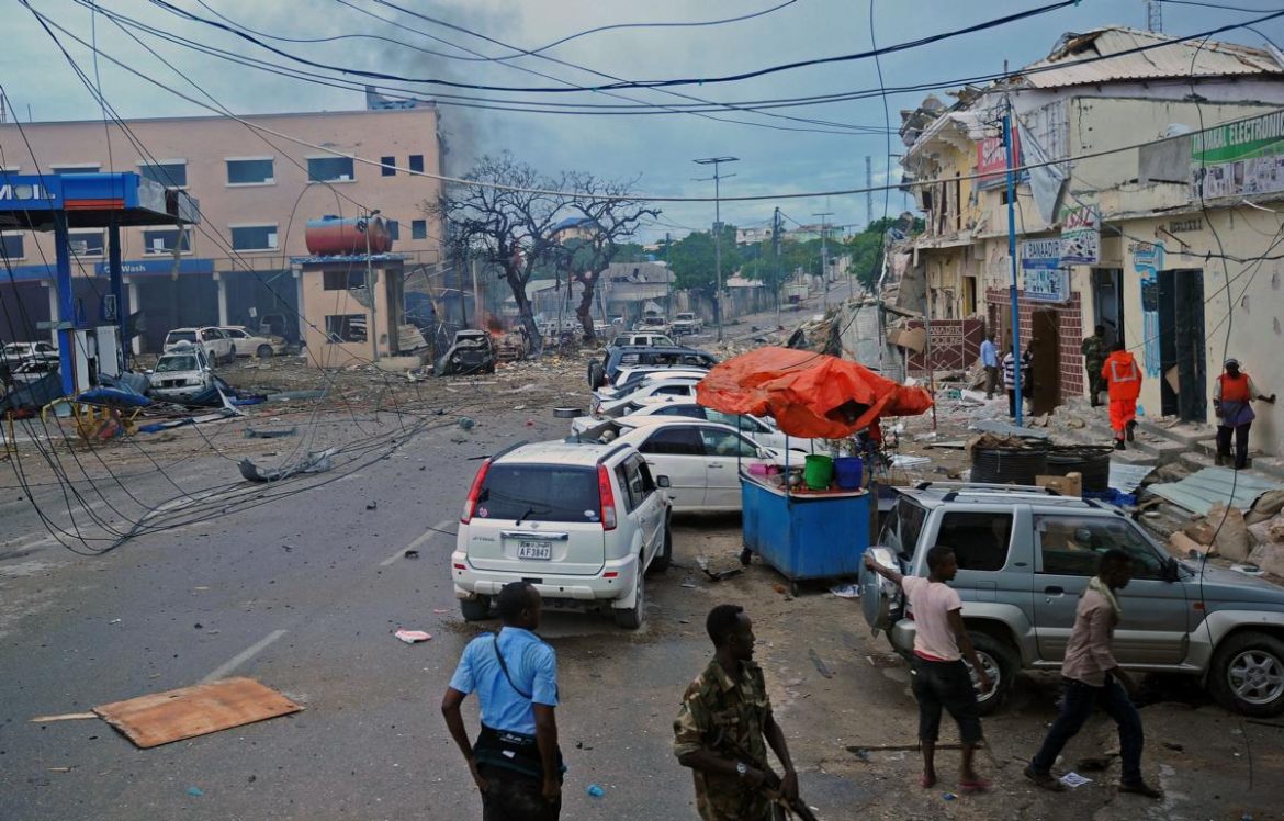Nach dem Anschlag in Somalia; © Mohamed Abdiwahab/AFP-NAMPA