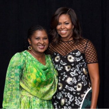First Lady Monica Geingos (li) & US-First Lady Michelle Obama; © Office of the President, Namibia
