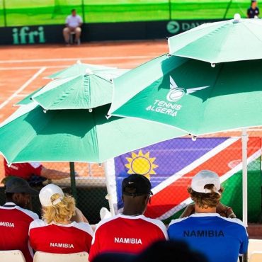 Namibia beim Davis Cup; © Namibia Tennis Association/Facebook