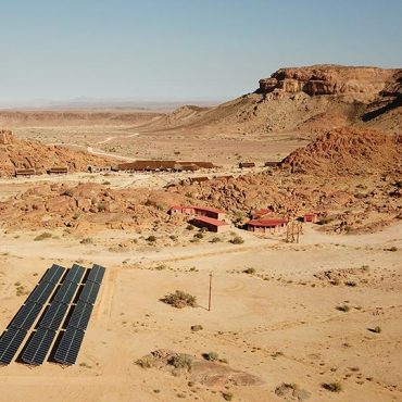 Solaranlage beim Canyon Village der Gondwana Collection Namibia; © Gondwana Collection Namibia