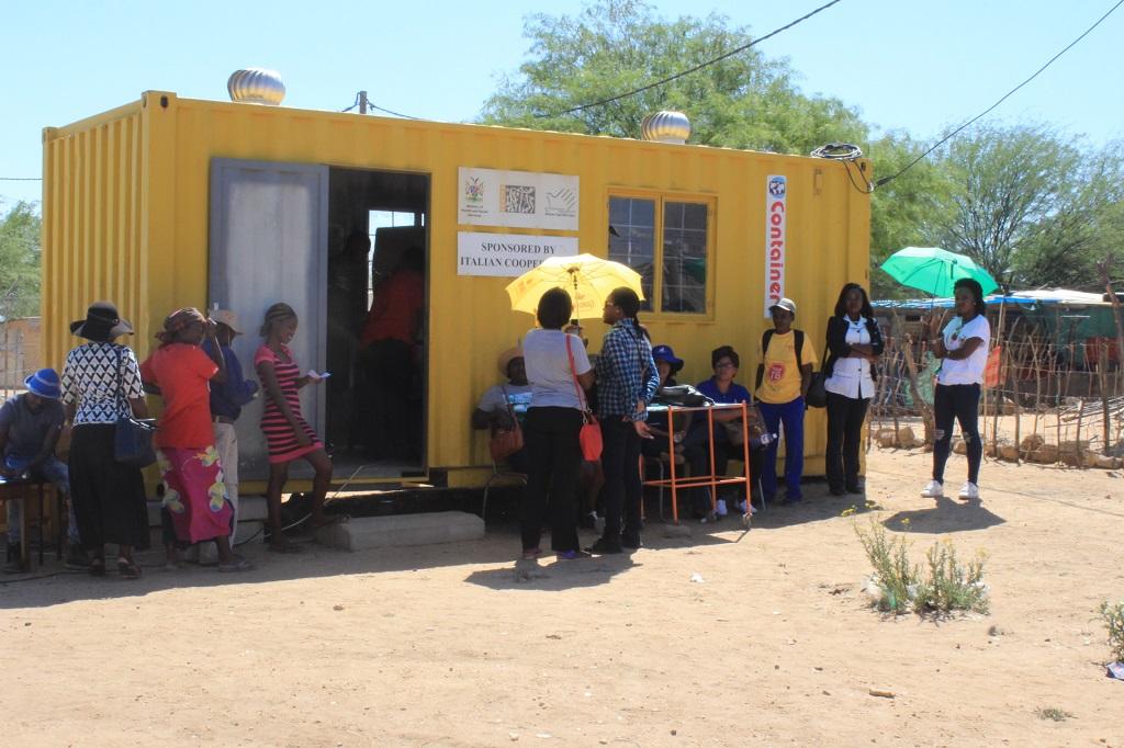 HIV-Testzentrum bei Otjiwarongo; © Mulisa Simiyasa/Nampa