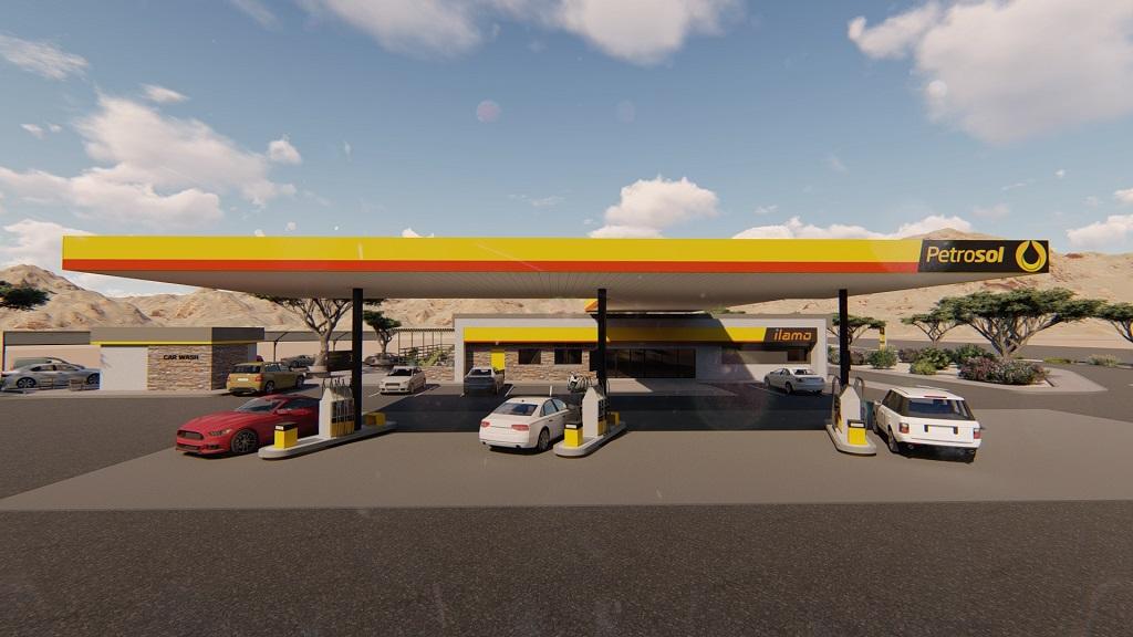 Die geplante Tankstelle bei Elisenheim soll 2024 den Betrieb aufnehmen; © Trustco