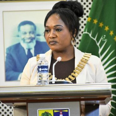 Die neue Swakopmunder Bürgermeisterin Dina Namubes; © Swakopmund Municipality