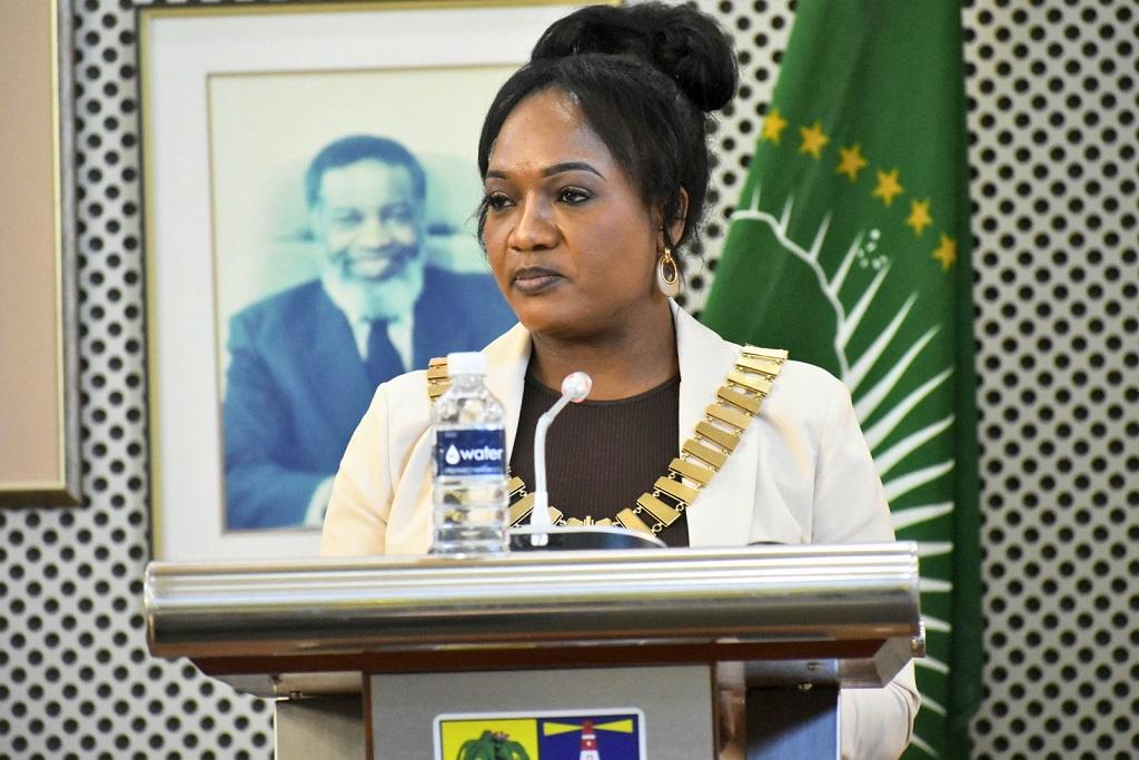 Die neue Swakopmunder Bürgermeisterin Dina Namubes; © Swakopmund Municipality