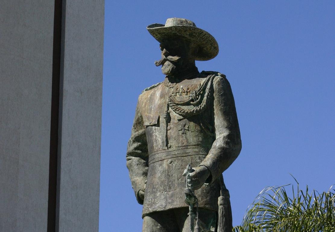 Curt-von-Francois-Statue in Windhoek; Quelle: Wiebke Schmidt/Wikimedia