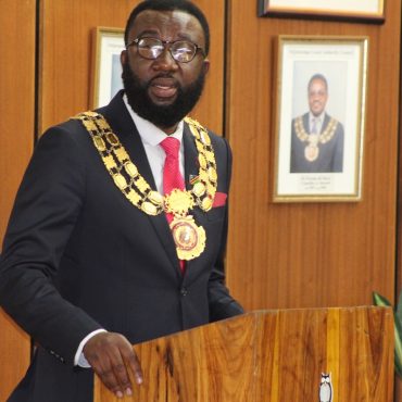 Otjiwarongo-Bürgermeister Gottlieb Shivute; © Mulisa Simiyasa/Nampa