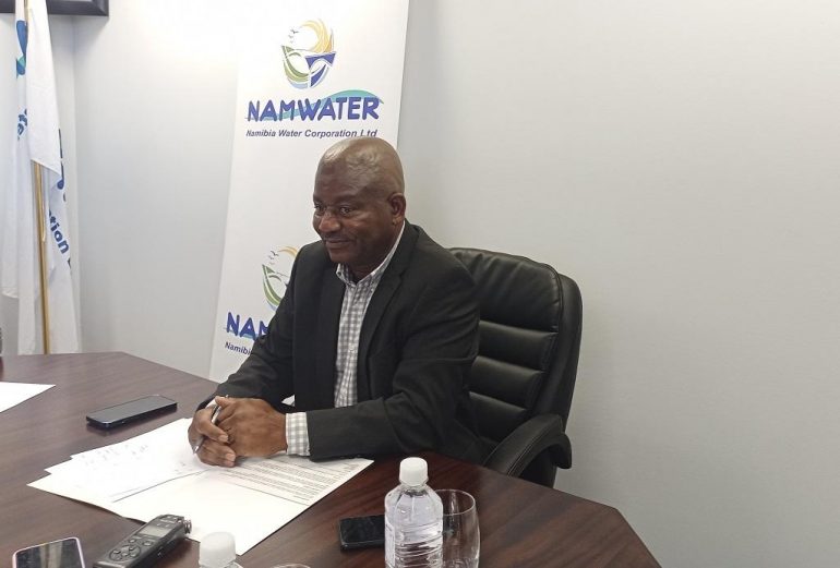 NamWater-Geschäftsführer Abraham Nehemia; © Hitradio Namibia
