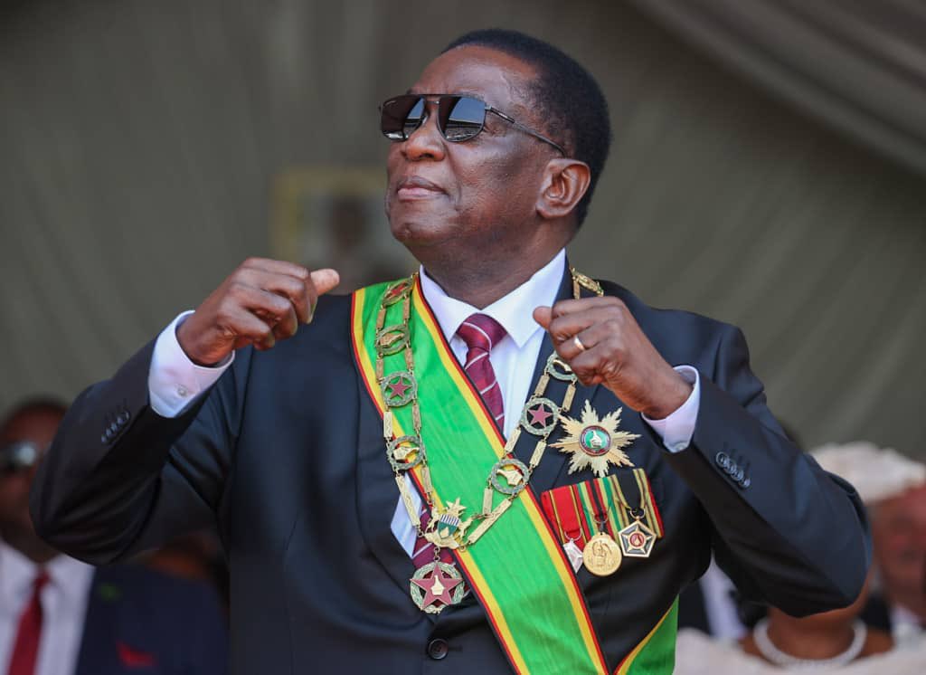 Simbabwes Präsident Emmerson Mnangagwa; © President of Zimbabwe/Twitter
