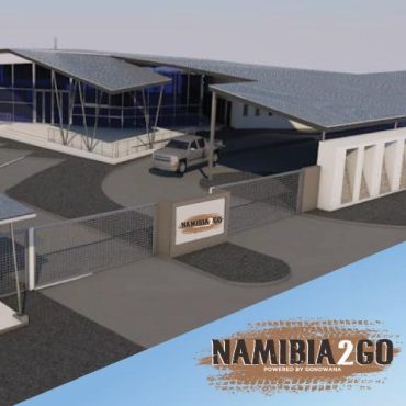 Im Aufbau begriffenes Mietwagenzentrum von Namibia2Go; © Staby Designs