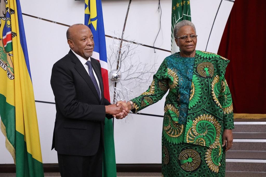 Präsident Nangolo Mbumba mit Vizepräsidentin Netumbo Nandi-Ndaitwah; © Office of the Namibian President