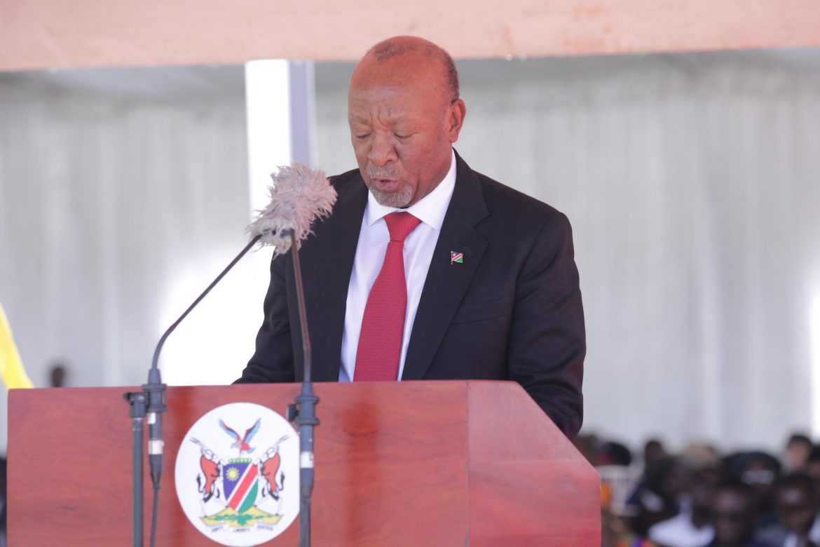 Staatspräsident Nangolo Mbumba sprach zum 34. Unabhängigkeitstag; © Office of the Namibian President
