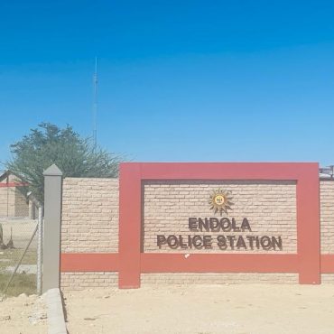 Die neue Polizeiwache in Endola wurde vergangene Woche eröffnet; © Nampa