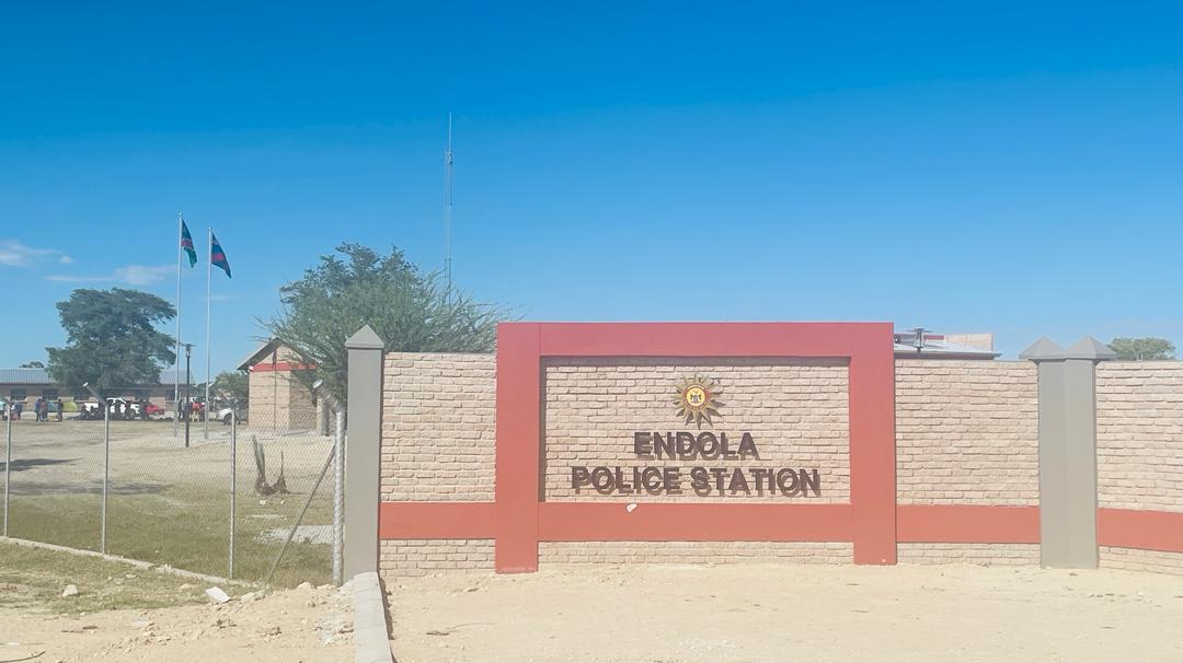 Die neue Polizeiwache in Endola wurde vergangene Woche eröffnet; © Nampa