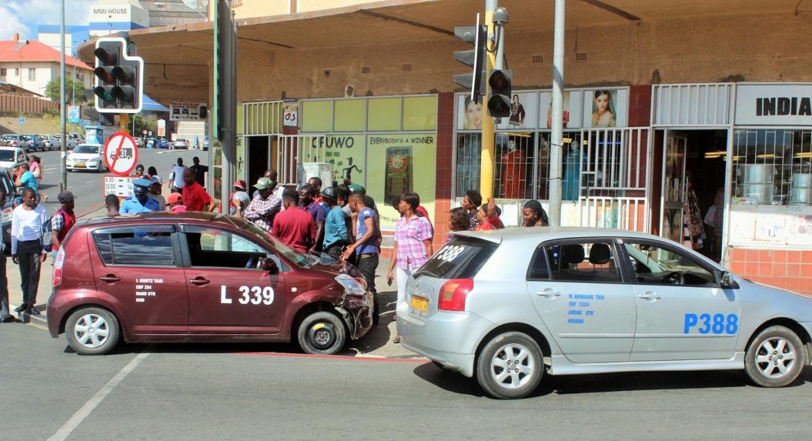 Zugelassene Taxis in Windhoek; © Petrus Muronga/Nampa
